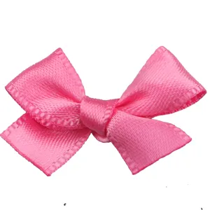 Rose ruban nœud accessoire artisanal fait main pour la décoration de pinces à cheveux et cadeaux