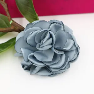 Handgemachte Stoff Rosenblüte DIY Bekleidungszubehör große Blumen für schöne Haardeko