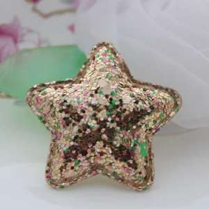 Αξεσουάρ μαλλιών αστέρι glitter DIY κρεμαστό λαμπερό παιδικό διακόσμηση υλικό σχεδιασμός.