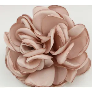 Große handgemachte Stoff Rose Blume DIY Bekleidung Zubehör Brautstrauß Hochzeitsdeko Basteln