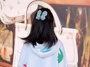 Pince à cheveux nœud floral pour enfants, accessoire de coiffure mignon pour filles printemps.