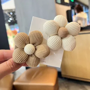 Stoffblume Haarspangen Set, süße Band Blumen Haarschmuck für den täglichen Gebrauch.