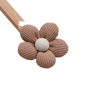 DIY Stoff Blume Bastelzubehör Brosche Haarklammer Tasche Anhänger Heimdekoration
