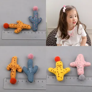 Süße Cartoon Kaktus Haarklammer Kinder Haarschmuck schöne Baby Kopfschmuck Detailansicht