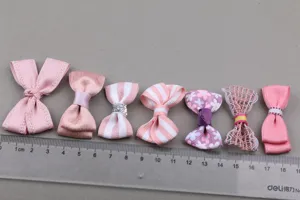 Schleifen Haarklammer DIY Zubehör Set für süße Kinder und Babys Haarstyling Details