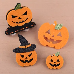 Halloween Kürbis Filz Haarklammer Zubehör DIY handgemachte süße Kinder Haarnadeln Hauptansicht
