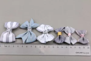 Kinder Haarschleifen Zubehör DIY Stoffschleifen sortierte Stile süße Baby Haarspangen