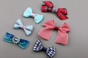 Kinder süße Haarklammern Schleife Set Stoff Haarnadeln süße Baby Haarschmuck für Mädchen
