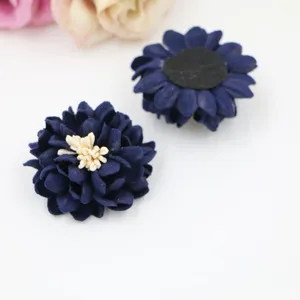 DIY Mikrofaser Stoff Blumen Zubehör für Haarnadeln Handyhüllen Kleidung Dekoration.