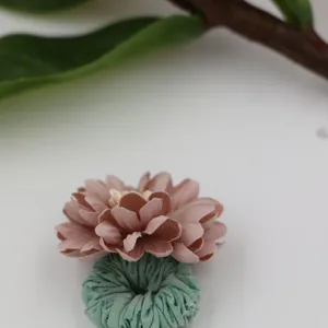 Handgemachte Mikrofaser Blume DIY Haarschmuck Handyhülle Dekoration Bastelmaterial Blüte