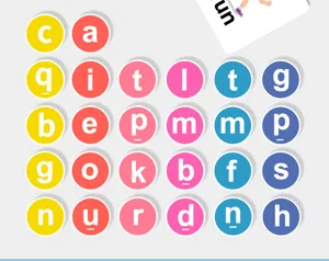 Montessori English alphabet learning sorting cards set for early education spelling skills.