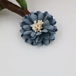 Blaues Stoffblume Detail für DIY Handyhülle Haarschmuck Handwerk Dekorationsmaterial
