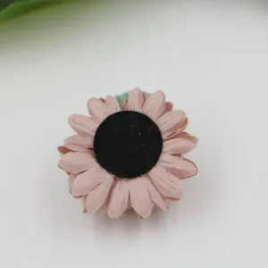 Rosa Stoffblume DIY Zubehör für Haarnadel Handyhülle Dekoration Basteln Material 1 Stk
