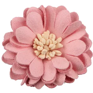 Rosa Mikrofaser DIY Blumen Zubehör für Haarnadeln, Handyhüllen, Schuhe und Handwerk.