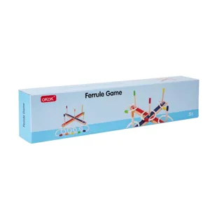 Gioco di lancio di anelli in legno per bambini all aperto divertimento familiare