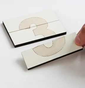Wooden digital split puzzle montessori early education math teaching aid for kids learning.