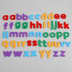 Colorful lowercase alphabet letter blocks for kids early education spelling and learning cognitive toys