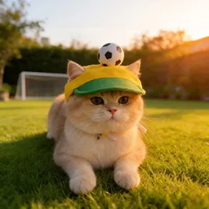 Berretto da Baseball di Protezione Solare per Animali Domestici Gatto Cane Traspirante Estate Cappello da Sole All'aperto Con Fori per le Orecchie e Graziosa Decorazione di Calcio