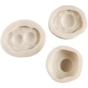 Silikonform Set für Spiegeleier, niedliche DIY Harz, Kerzen und Seife Handwerk Werkzeuge.