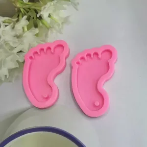 Silikonform Fuess Form Backen Schokolade Kuchen Dekoration Fondant Ton Handwerk Hauptbild