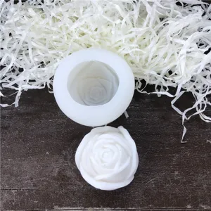 Moule en silicone rose pour glaçon bougie fabrication DIY fondant artisanat whisky décoration.