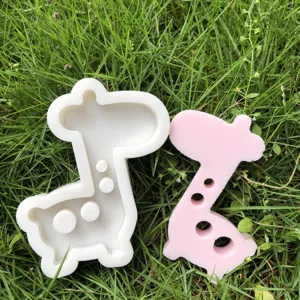 Giraffe siliconen mal voor kaarsen maken, DIY zeep, hars en bakken. Schattig dier vorm gereedschap.