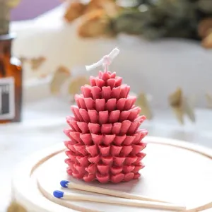 3D Dennenappel Siliconen Vorm Voor Kaarsen Maken DIY Aromatherapie Gips Zeep Hars Vorm Taart Chocolade Bakvorm