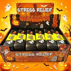 Stressabbau Halloween Spielzeug Set mit weichen, langsam aufsteigenden Buttersticks