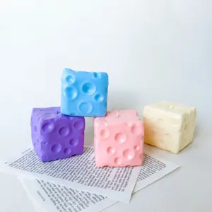 Langsamer Rückprall Käse Knautschspielzeug Stressabbau Sensorisches Fidget Spielzeug Weich Realistisch Erdnuss Form Spielzeug Geschenk
