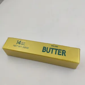 Detailansicht des langsam aufsteigenden PU-Knautschspielzeugs in Form von Butter