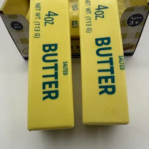 Detailansicht von 4oz gesalzenen Butterstäbchen aus PU-Schaumstoff als Antistress-Spielzeug