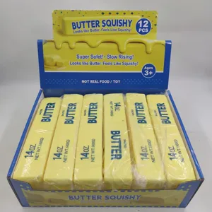 Realistisches langsam aufsteigendes Butterstick-Squishy-Spielzeug-Set für Stressabbau