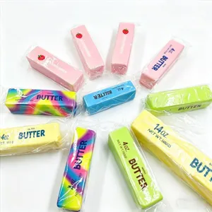Bunte Squishy Butter Stick Stressabbau Spielzeuge in verschiedenen Größen und Farben
