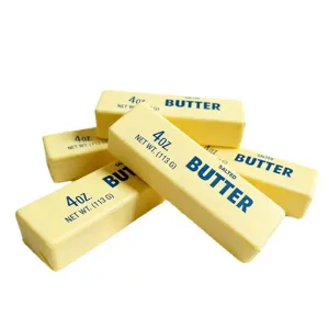 Langsam aufsteigendes gelbes Butterstück Squishy Spielzeug mit realistischem Aufdruck