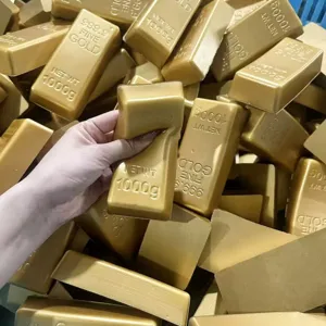 Kreatives simuliertes Goldbarren-Quetschspielzeug mit Slow-Rebound-Effekt zum Stressabbau
