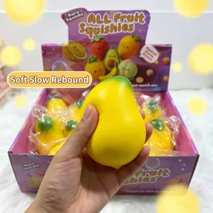 Simulation Mango Squishy Spielzeug mit langsamer Rückfederung für Stressabbau Deko