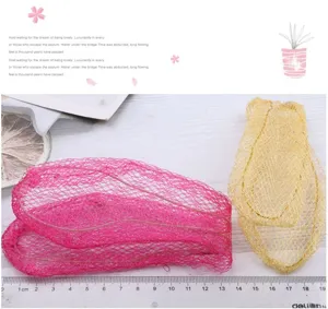 Plantillas de zapatos de malla transpirable, inserciones de red rosa y dorada para uso diario.