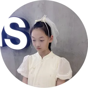 Princess girl hair veil rhinestone 3d crown floating veil children photography headpiece
