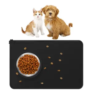 Waterproof Silicone Pet Placemat Non Slip Dog Cat Feeding Mat Spill Proof Food Mat Pet Supplies for Small Medium Pets