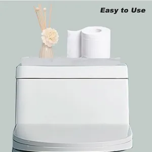 Bandeja de almacenamiento de silicona multifuncional para tanque de baño y cocina.