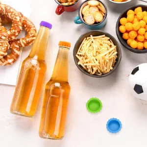 Tappi per bottiglie di birra in silicone riutilizzabili coperture ermetiche