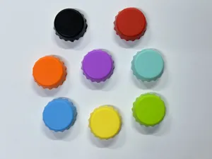 Tappi per bottiglie di birra in silicone colorati riutilizzabili sigillanti per bottiglie.