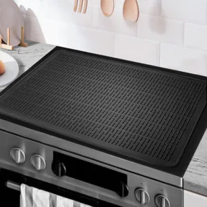 Copertura in Silicone per Fornello Tappetino Protettivo Resistente al Calore Scolapiatti Antiscivolo per Cucina Casa