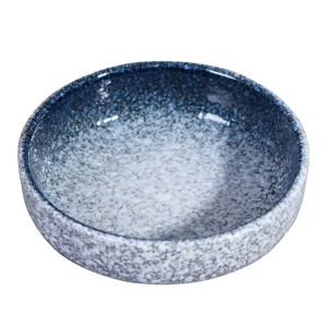 Bol trempette en ceramique style japonais pour sauce soja vinaigre cuisine et restaurant.