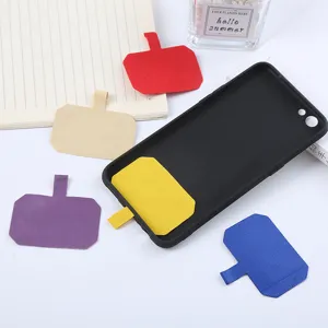 Dettagli patch cordino per cellulare colorati, linguetta di fissaggio sicura per varie custodie.