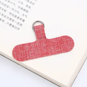 Roter Stoff Handy Lanyard Haltegurt Patch Handy Hängende Karte Riemen Clip langlebig