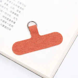 Universeller Handy Umhängeband Patch Anker Tab Stoff Haltegurt für Smartphone Hülle orange Zubehör
