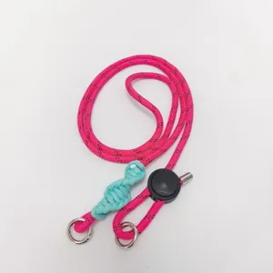 Long cross-body phone lanyard adjustable braided strap universal mobile phone neck cord