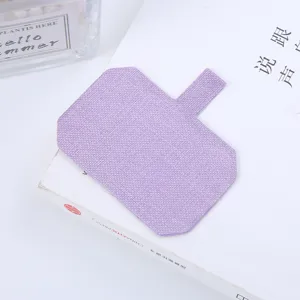 Toppa in tessuto viola per cordino telefono linguetta accessorio per custodia cellulare
