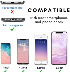 Vue détaillée de la languette d'attache universelle pour cordon de téléphone, compatible coques.